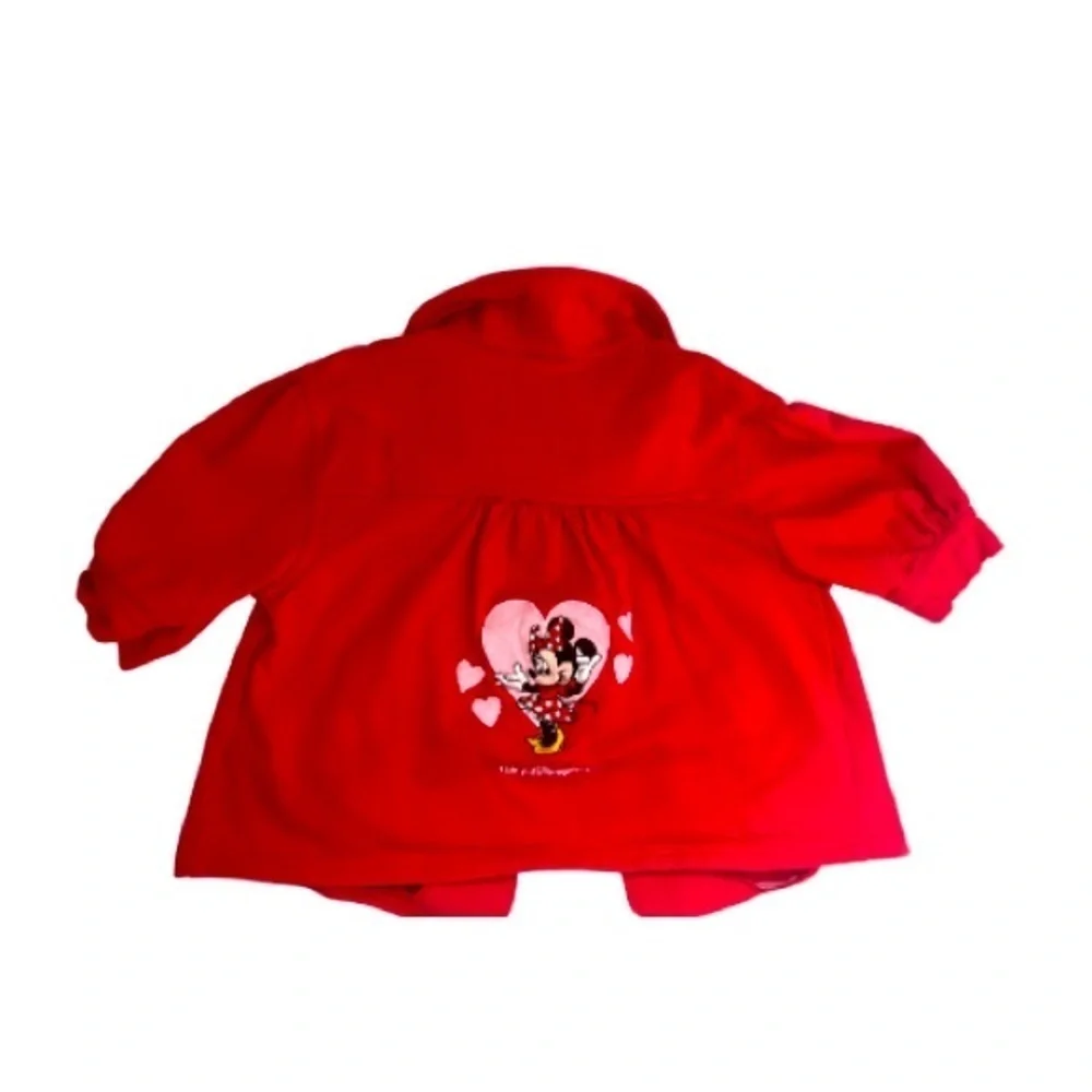 Disney Parks Vintage Authentic Disney Cropped Minnie Mouse jacket girls size L